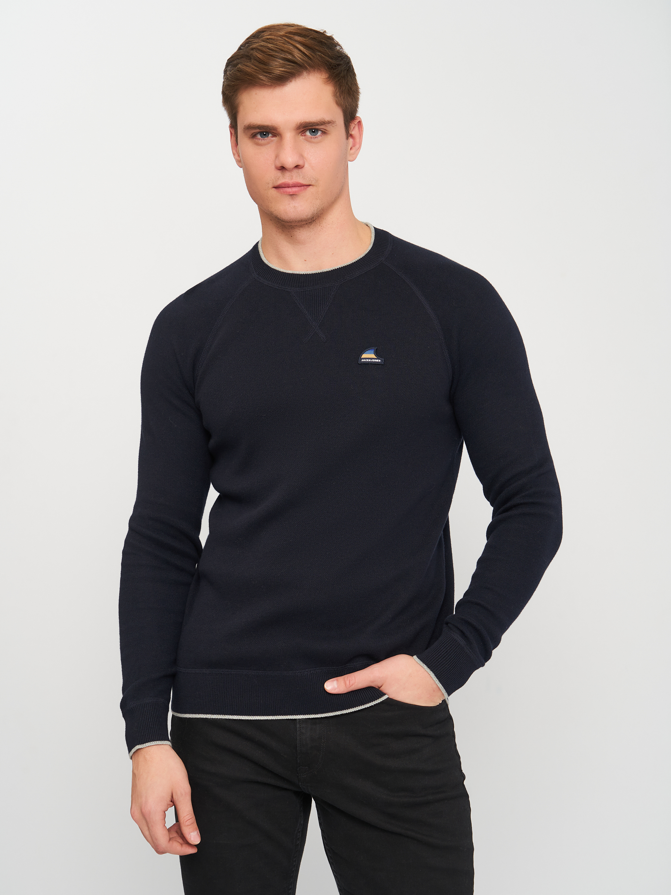 

Джемпер Jack & Jones XAZ200556HKCO  Темно-синий, Джемпер Jack & Jones XAZ200556HKCO L Темно-синий
