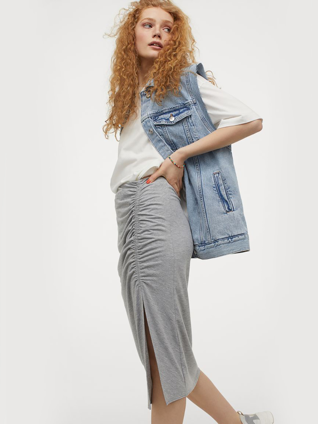 

Юбка H&M 960507001b42 L Серая