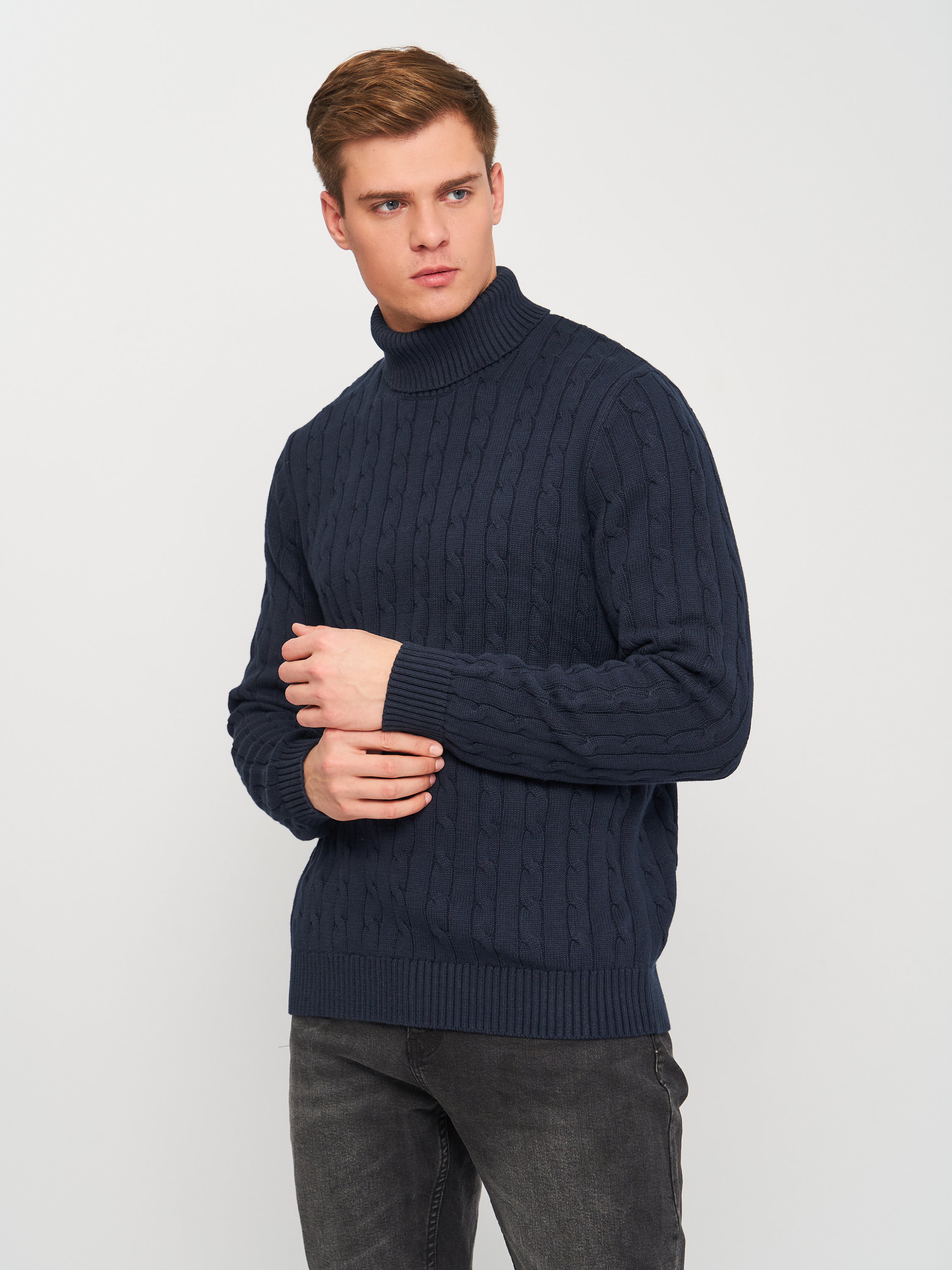 

Свитер Selected Homme XAZ257984RZUW L Темно-синий