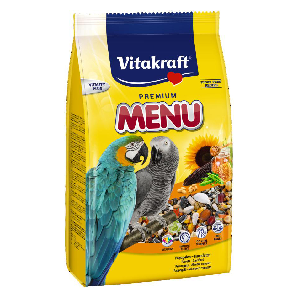 

Корм для крупных попугаев Vitakraft «Premium Menu» 3 кг
