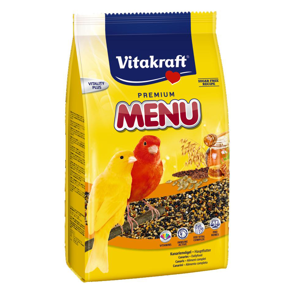 

Корм для канареек Vitakraft «Premium Menu» 1 кг (4008239214508)