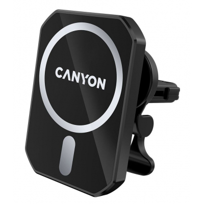 

Универсальный автодержатель Canyon Magnetic car holder and wireless charger, C-15-01, 15W (CNE-CCA15B01)