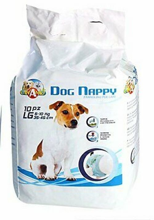 

Гигиенические подгузники для животных Croci Dog Nappy L на вес 6 - 10 кг 10 шт