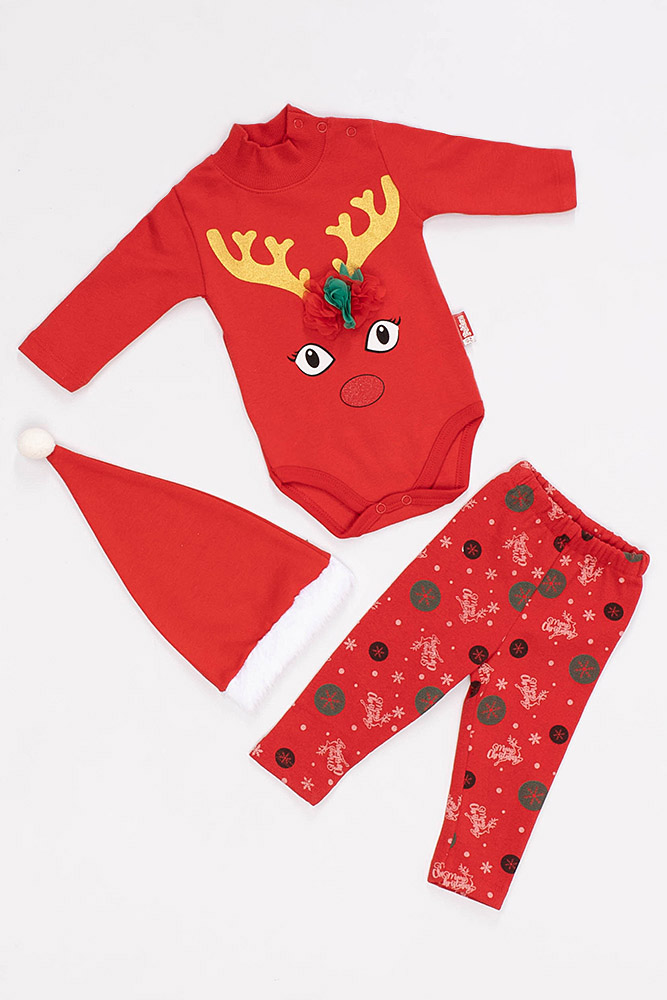 

Костюм яслі на дівчинку Pabbuc Baby 80 червоний (SKT000598195)