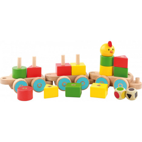 

Паровoзик-сортер Пирамидки Lucy&Leo Разноцветный 000141630