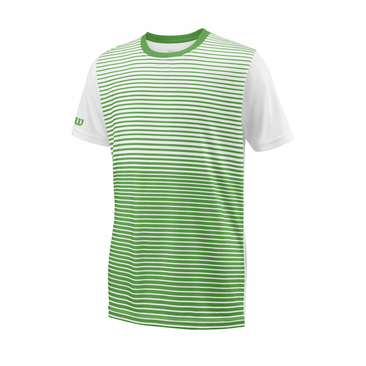 

Футболка Wilson TEAM STRIPED CREW M зеленый (WRA767202MD) 139-149 см