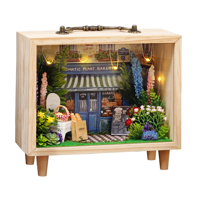 

3D Румбокс кукольный дом конструктор в коробке DIY Cute Room K-005 Bakery