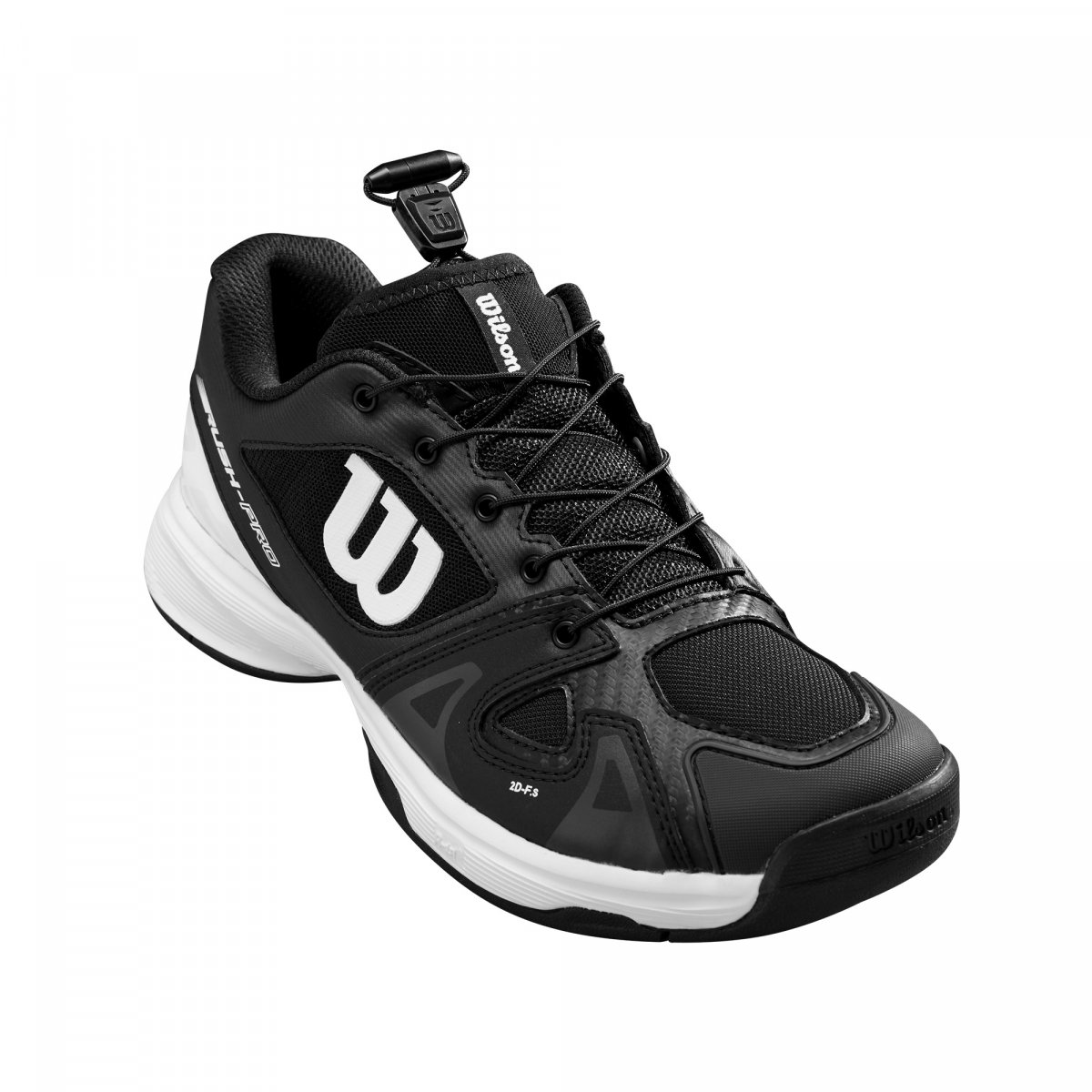 

Кроссовки Wilson RUSH PRO QL BK/WH черный WRS326230E040 37 22,5 см