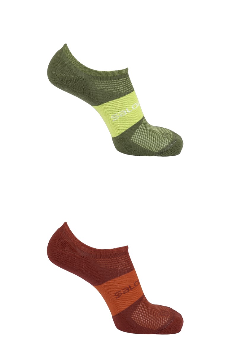 

Набор носков SALOMON SONIC 2 PACK 36-38 красный/зеленый sC11319 -36/38-S