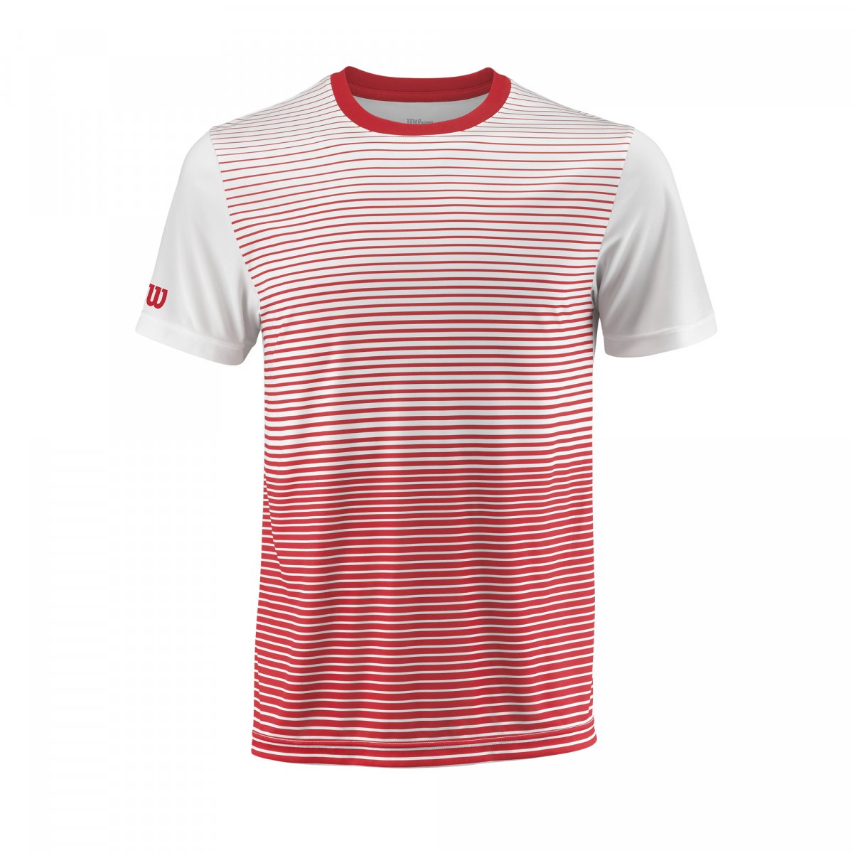 

Футболка Wilson TEAM STRIPED CREW  красный, Футболка Wilson TEAM STRIPED CREW M красный
