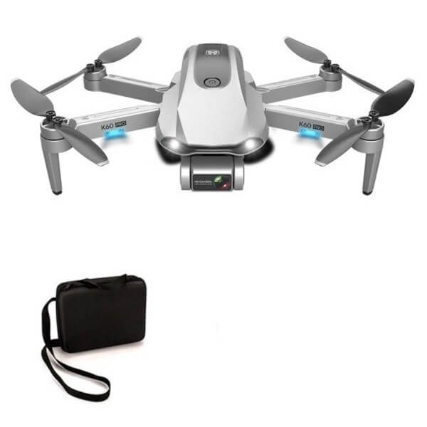 

Квадрокоптер XKJ K60 Pro с 6K и HD камерами GPS БК двигатели до 1200м 25 минут кейс Серый