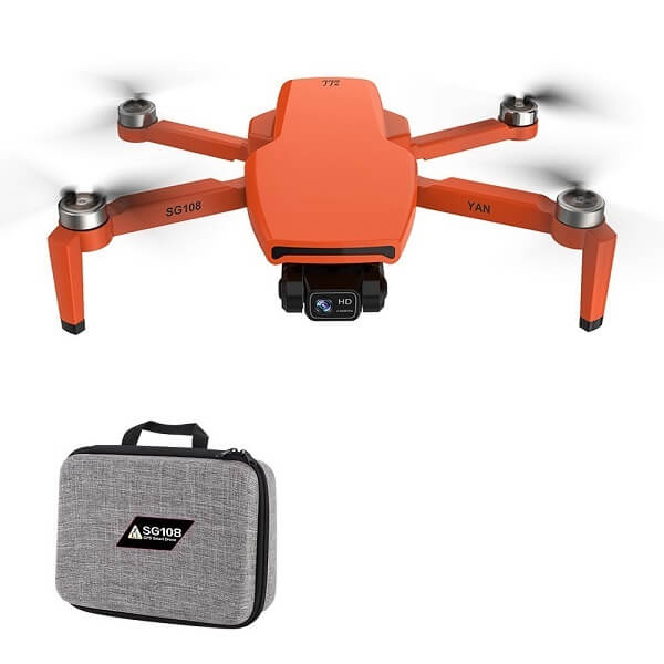 

Квадрокоптер ZLRC SG108 Pro с 4K и HD камерами GPS БК двигатели до 1000м 25 минут Оранжевый