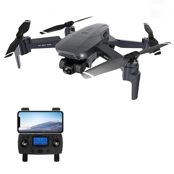 

Квадрокоптер ZLRC SG907 Pro с 4K и HD камерами GPS барометр до 800м 14 минут Черный