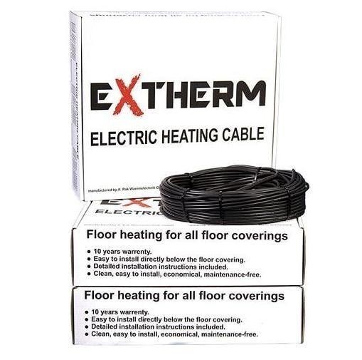 

Теплый пол Extherm двужильный нагревательный кабель ETC ECO 20-1400 (9479367)