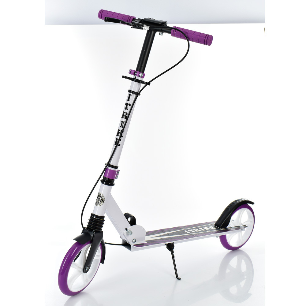 

Самокат с ручным тормозом iTrike SR 2-049-1-WV White-Purple (SR 2-049-1)