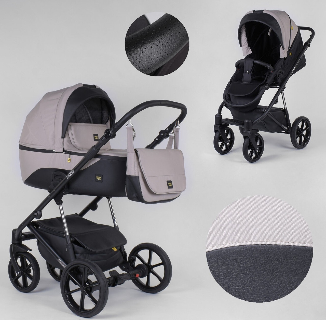 

Детская коляска 2 в 1 Expander MODO M-83944 (1) цвет Latte водоотталкивающая ткань