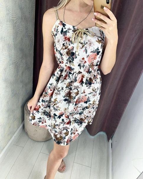 

женский сарафан ZCFR blossom flower print One Size 4021