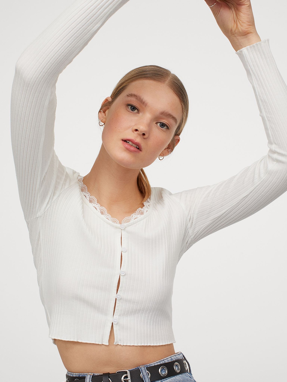 

Кардиган H&M 969395b42  Белый, Кардиган H&M 969395b42 XS Белый