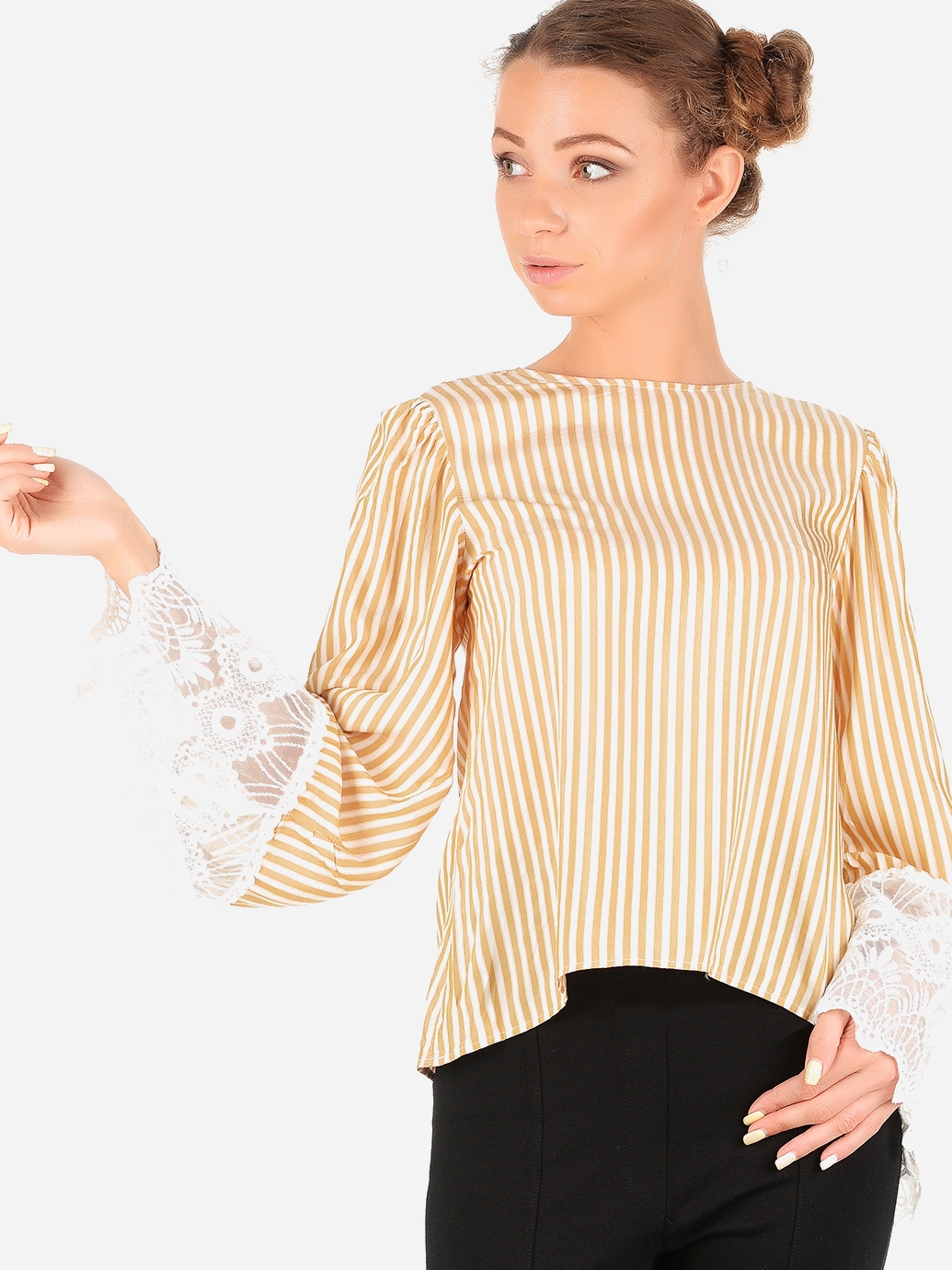

Блузка H&M 530774b45 44 Бежевая