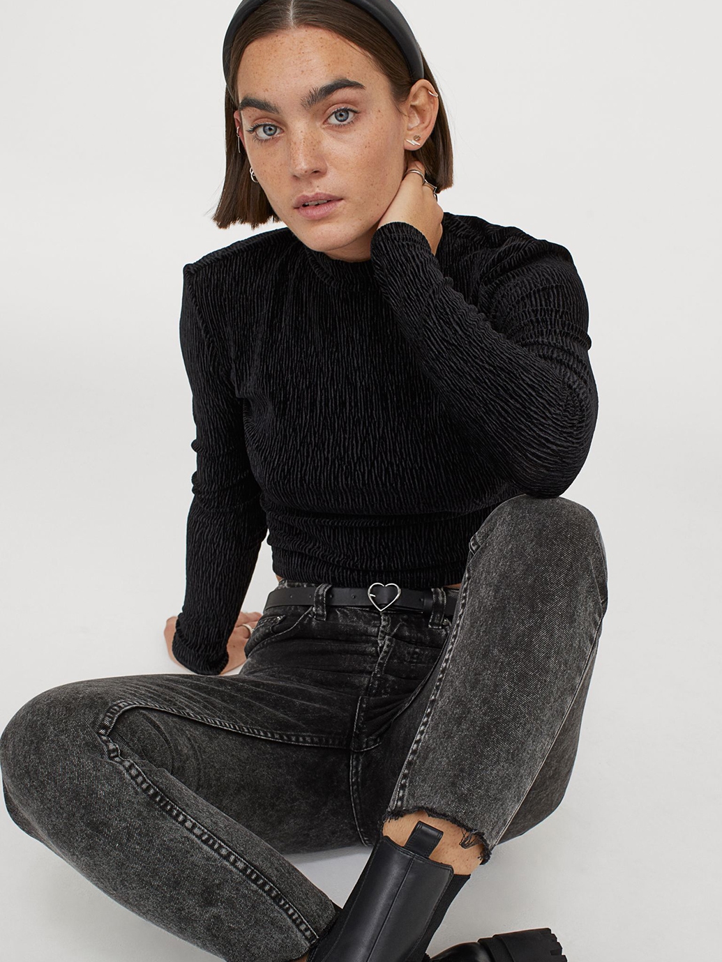 

Топ H&M 931444b45  Черный, Топ H&M 931444b45 S Черный