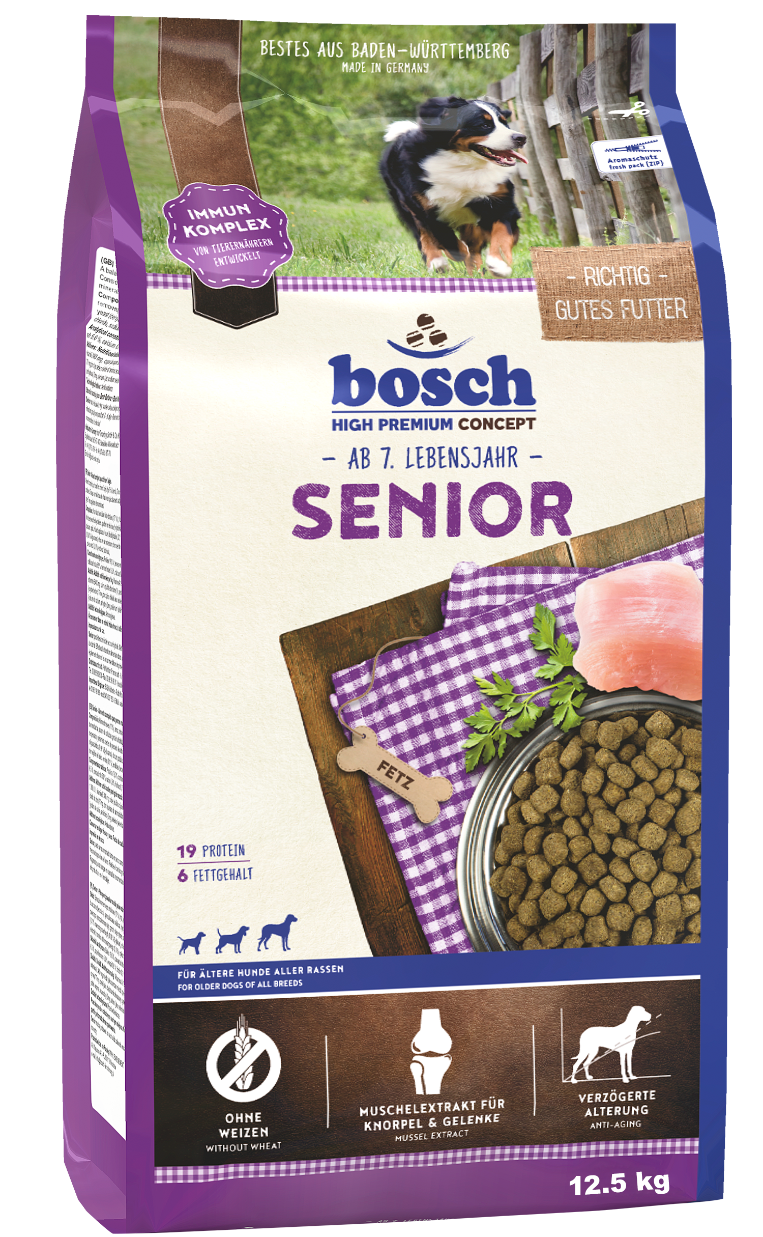 

Сухой корм для собак Bosch HPC Senior 12,5 кг (52160125)