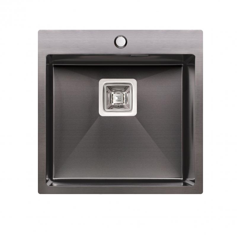 

Кухонная мойка Qtap DK5050BL 2.7/1.0 мм Black (QTDK5050BLPVD2710) SD00042482
