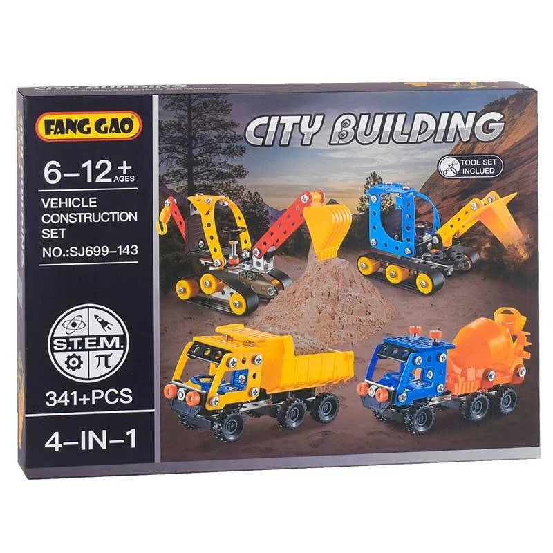 

Конструктор FANG GAO SJ-699-143 - Стройтехника (341 дет.)
