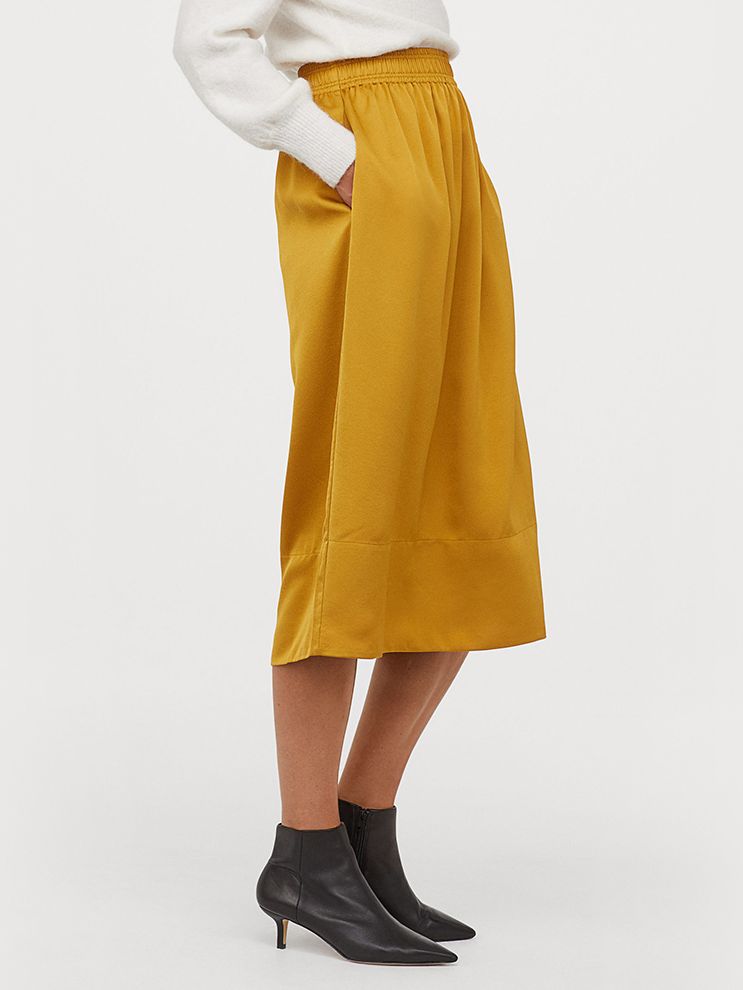 

Юбка H&M 766469005b42  Желтая, Юбка H&M 766469005b42 40 Желтая