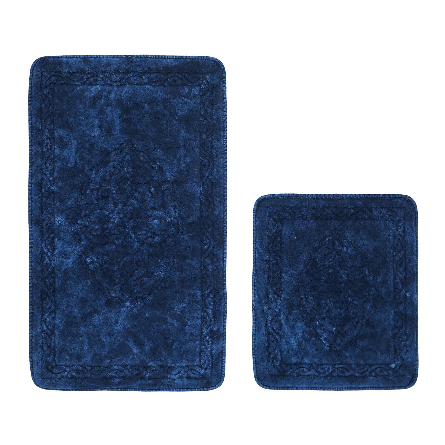 

Набор ковриков Arya Damaks 60x100/60x50 синий