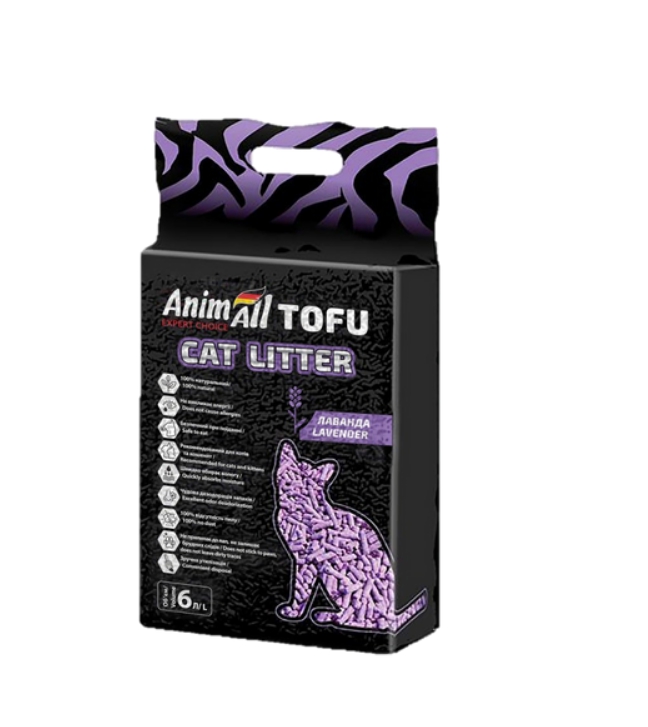 

Комкующийся соевый наполнитель Энимал Тофу с ароматом лаванды AnimAll Tofu Lavender 2,6кг/6 литров AnimAll BGL-AL-21