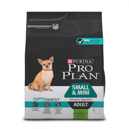 

Сухой корм Purina Pro Plan Dog OptiDigest для мелких собак с чувствительным пищеварением, 700 г
