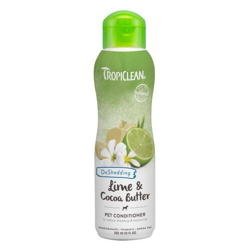 

Кондиционер TropiClean Lime & Cocoa для увлажненной кожи и снижение линьки для собак и котов, 355 мл