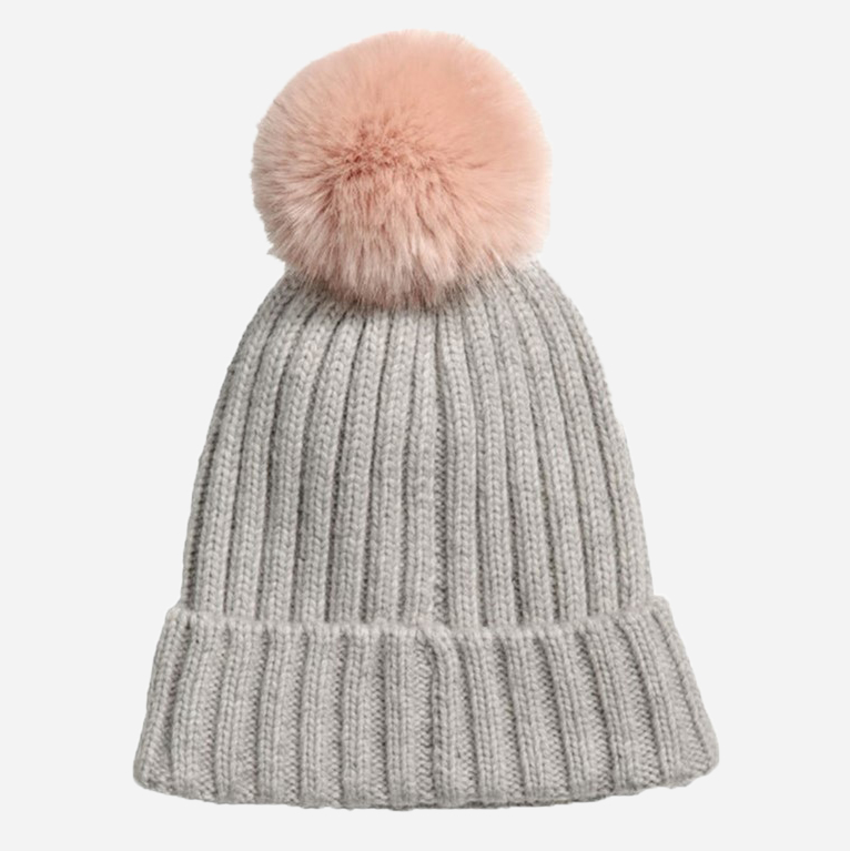 

Зимняя шапка H&M 1hm042200046  Светло-серая, Зимняя шапка H&M 1hm042200046 One Size Светло-серая