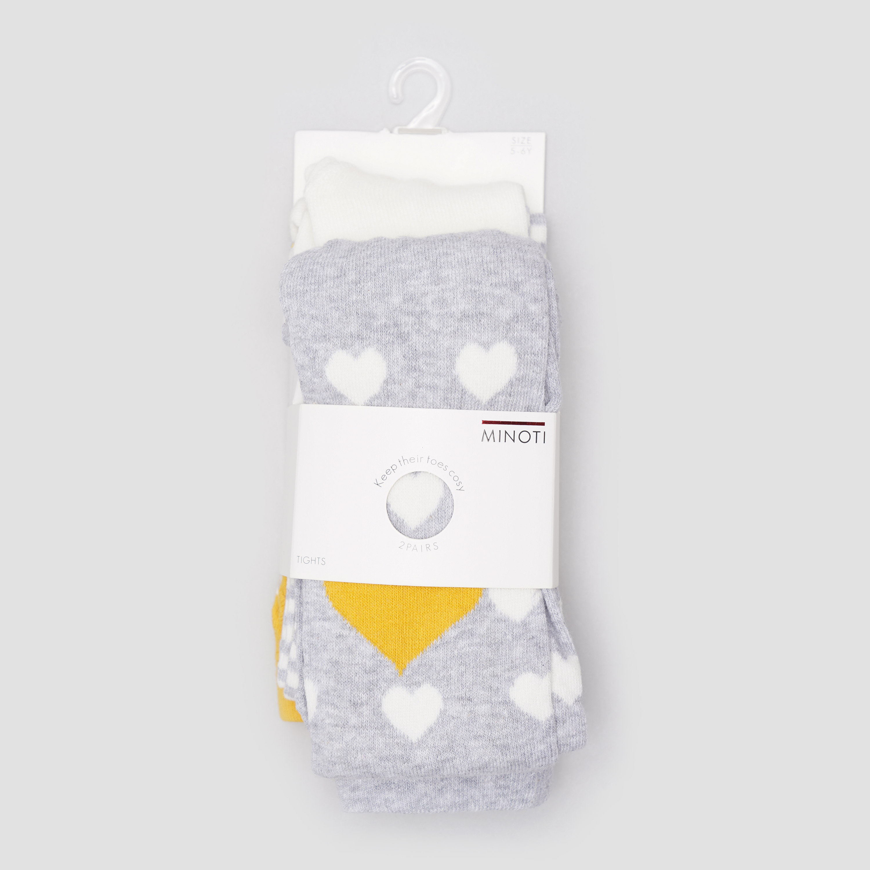 

Колготки Minoti New Tight 26 35281JNR 122-128 см 2 шт Серые