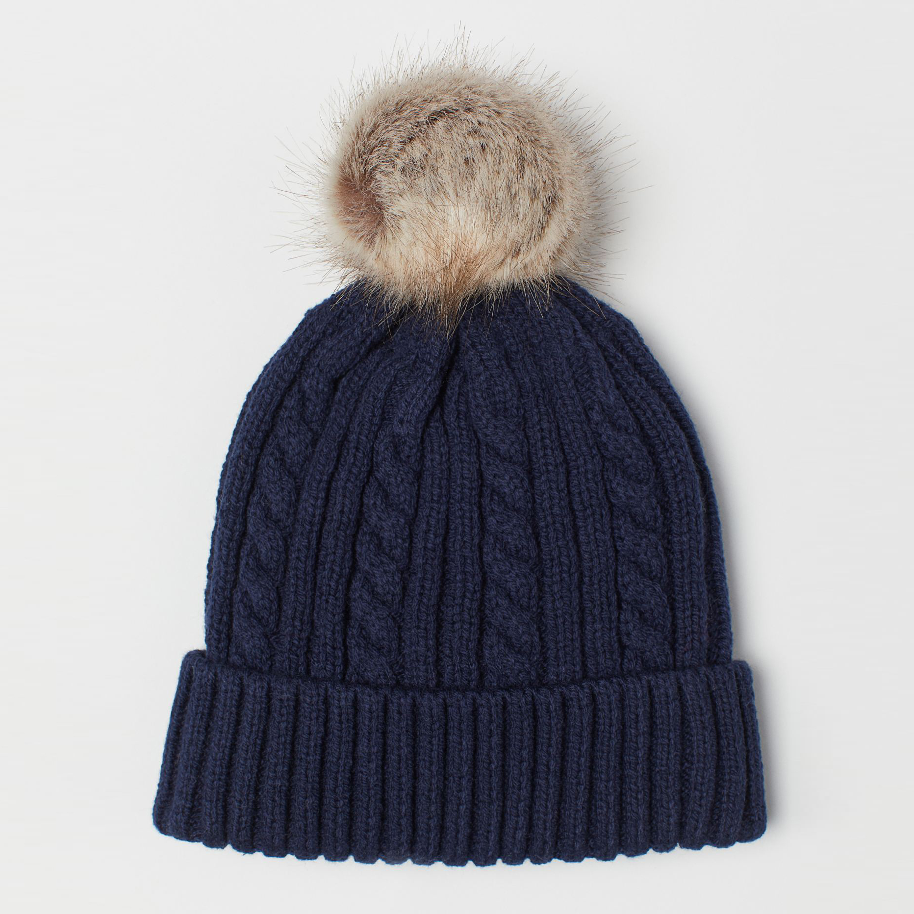 

Зимняя шапка H&M 0691996 9 40-42 см Темно-синяя