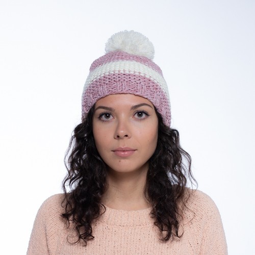 

Шапка PureWool Youth Сollection Бело-розовый PW3341HP