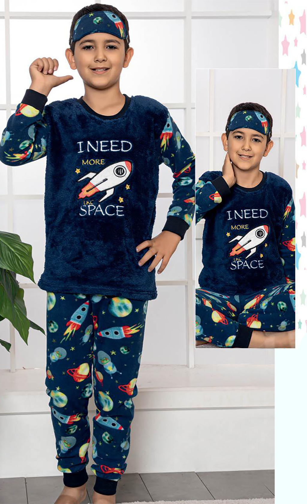 

Пижама Minimoon 134 см Синий (8695850045473)