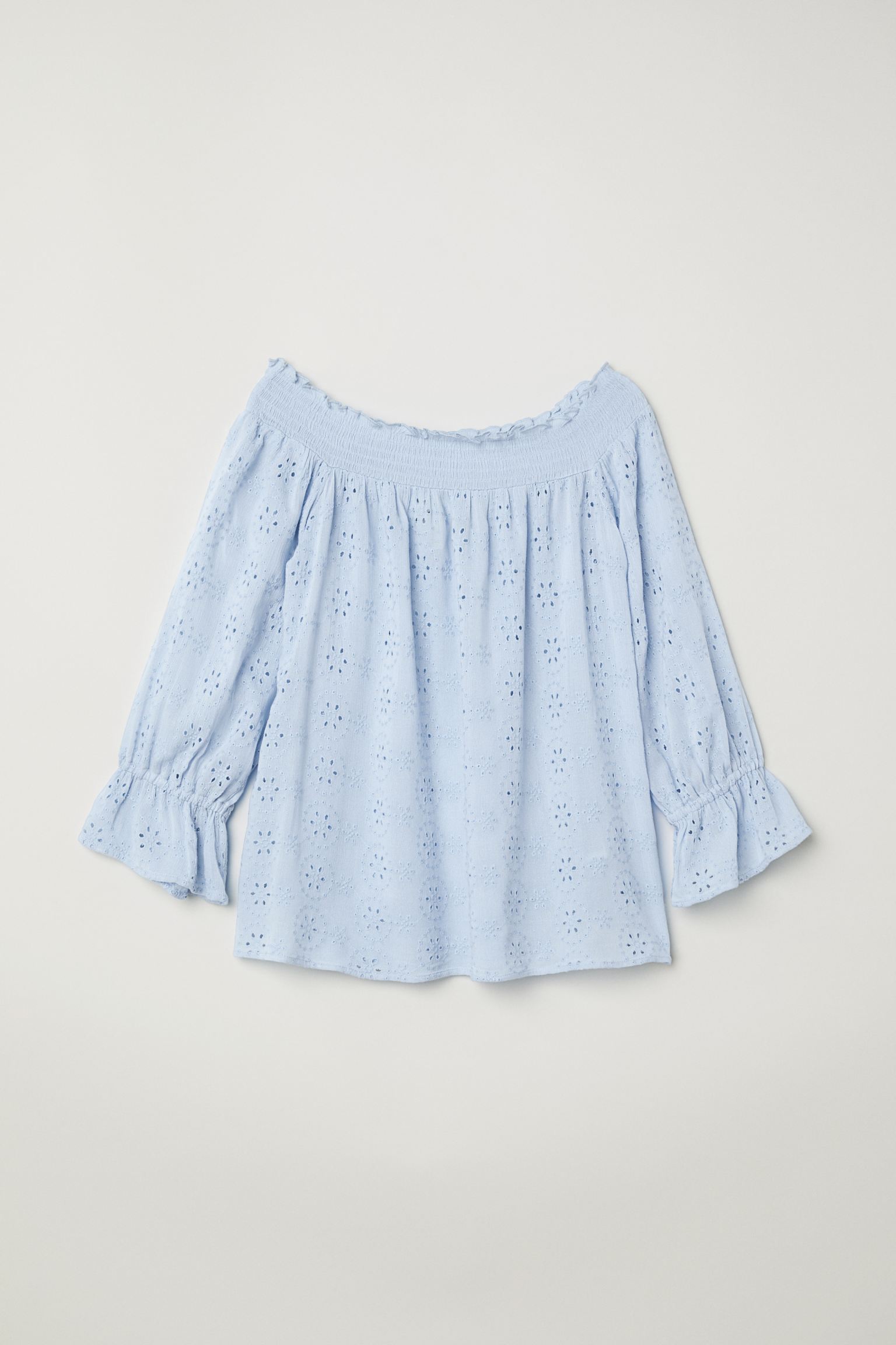 

Блуза H&M  голубой 112596346, Блуза H&M 38 голубой 112596346