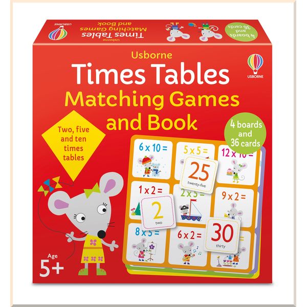 

Usborne Times Tables Matching Games and Book. Kate Nolan. ISBN:9781474998154
