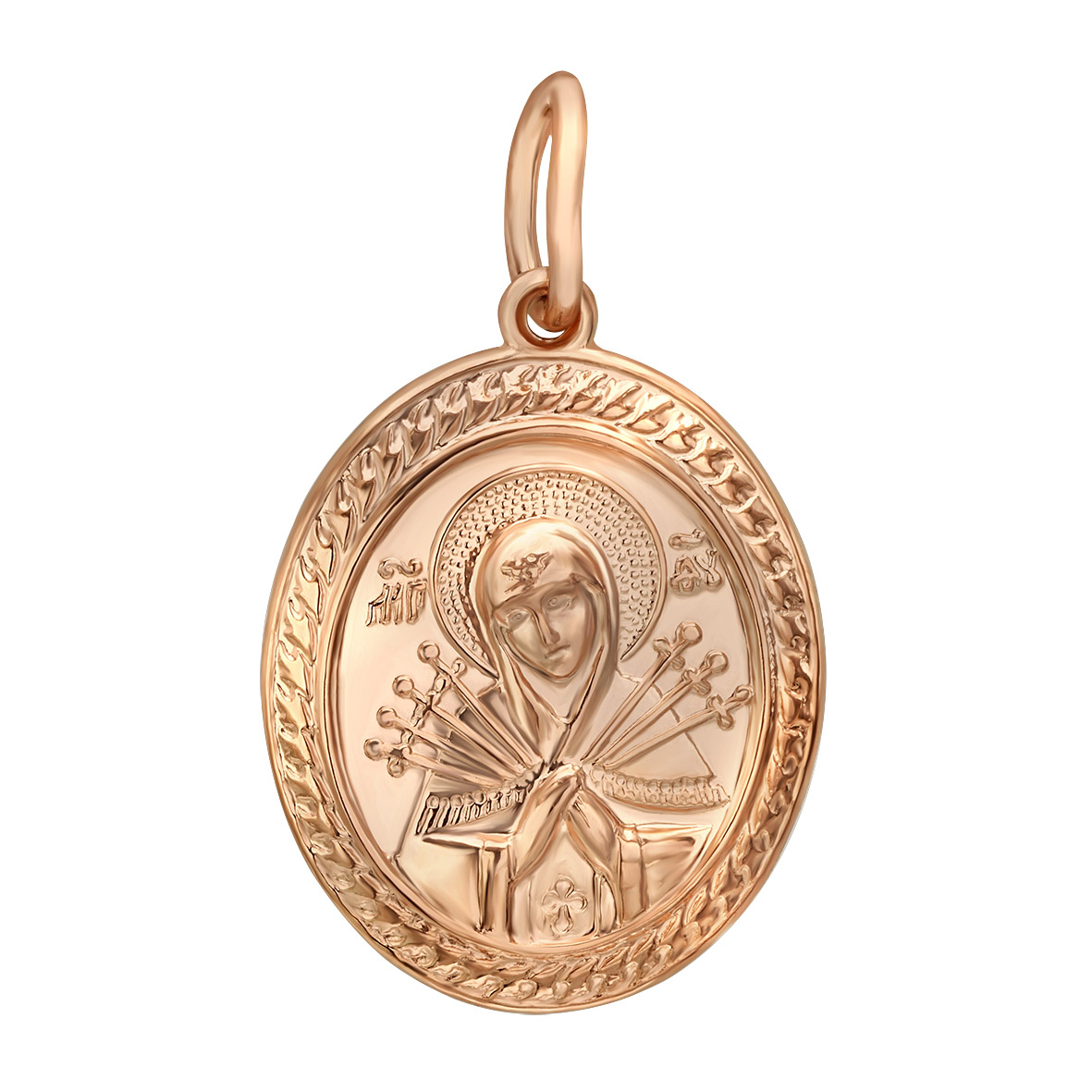 

Золотая ладанка "Икона Божией Матери Семистрельная" Tango Jewellery Company 100632