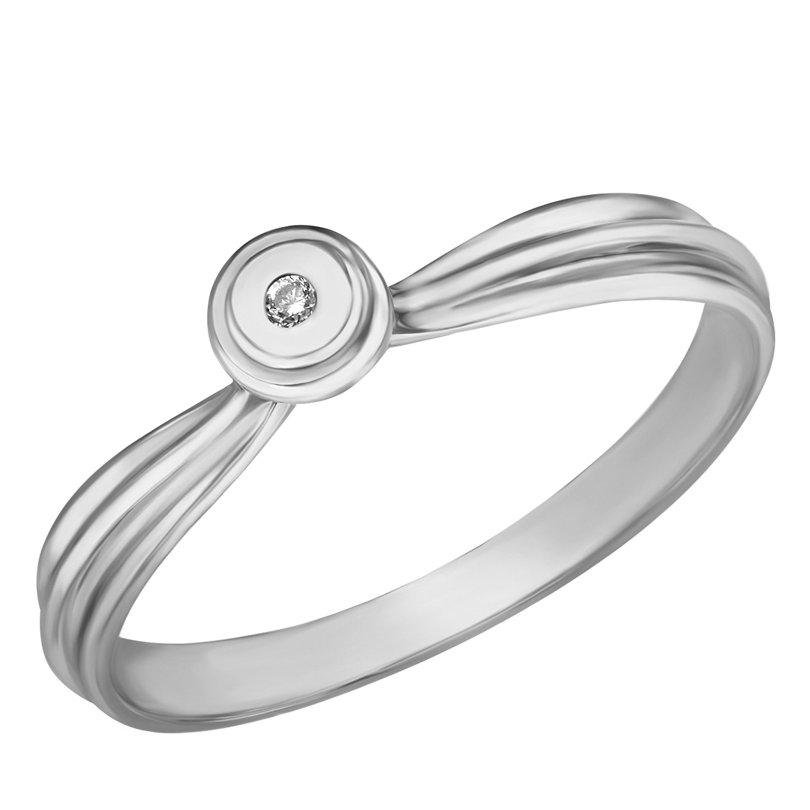 

Кольцо в белом золоте с бриллиантом Tango Jewellery Company 740337В размер 16