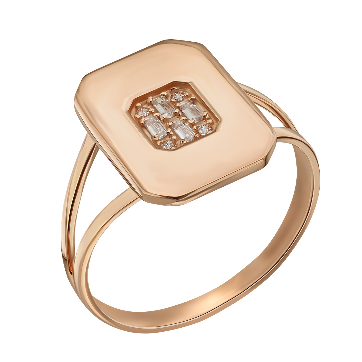 

Золотое кольцо с фианитами Tango Jewellery Company 380612 размер 17
