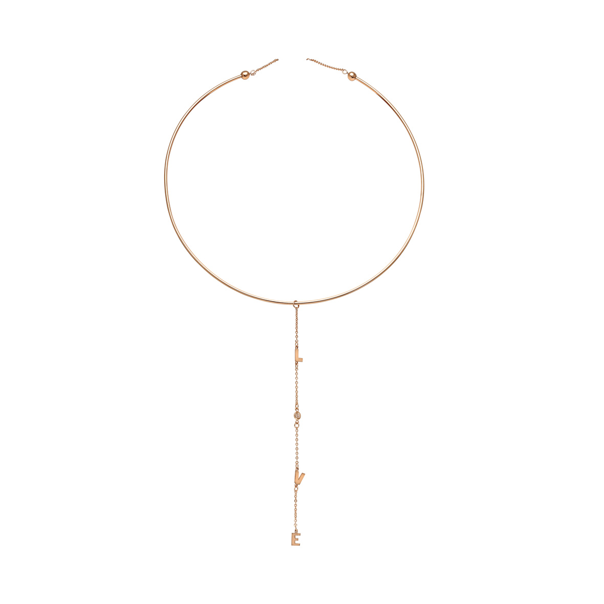 

Золотое колье (скоба) Tango Jewellery Company 860326 размер 350