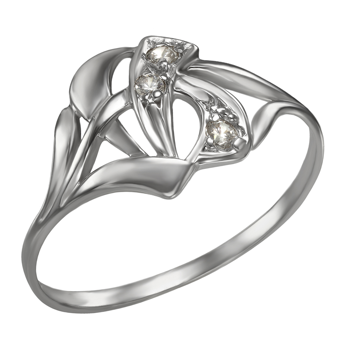 

Серебряное кольцо с фианитами Tango Jewellery Company 320207С размер 18