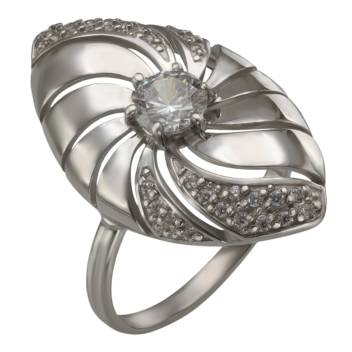 

Серебряное кольцо с фианитами Tango Jewellery Company 380134С размер 17