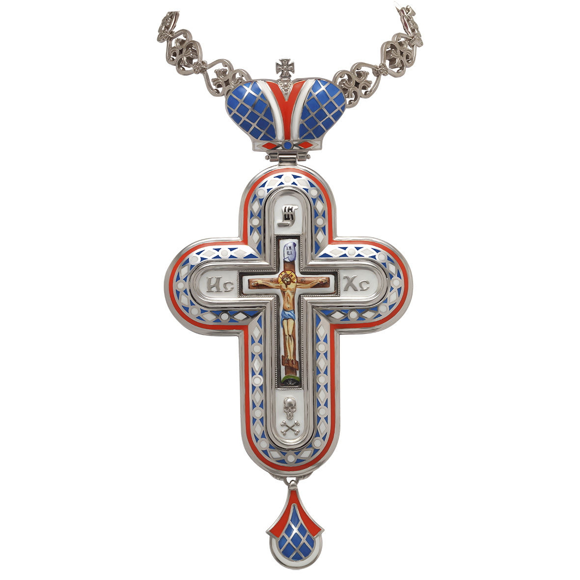 

Наперсный крест (с цепью) с эмалью Tango Jewellery Company 250057А