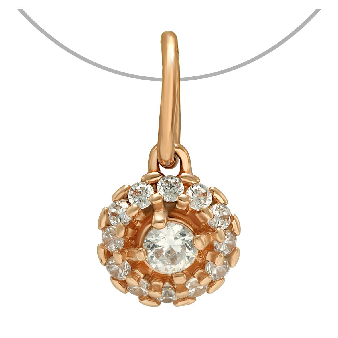 

Золотая подвеска с фианитами Tango Jewellery Company 150369