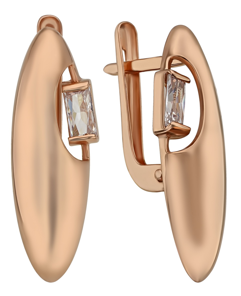 

Золотые серьги с фианитами Tango Jewellery Company 420397