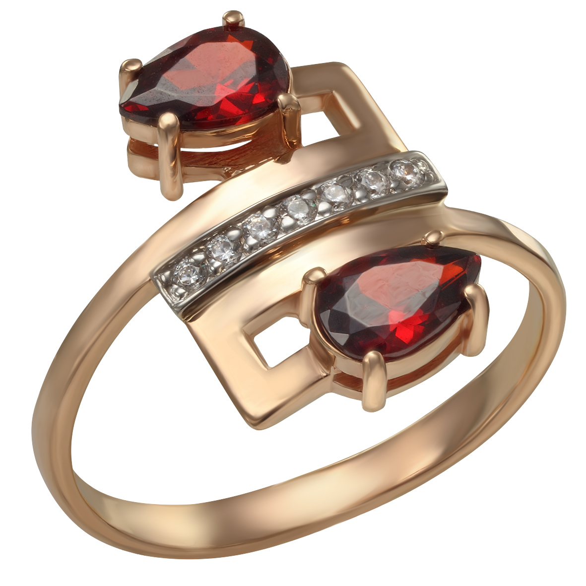

Золотое кольцо с фианитами Tango Jewellery Company 350022 размер 16.5