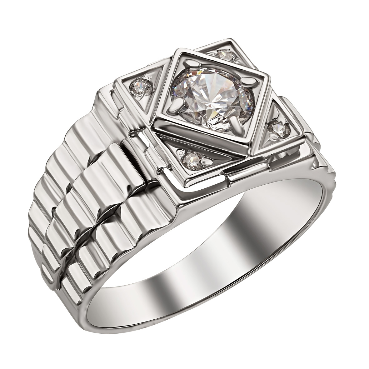 

Серебряное кольцо с фианитами Tango Jewellery Company 330426С размер 20